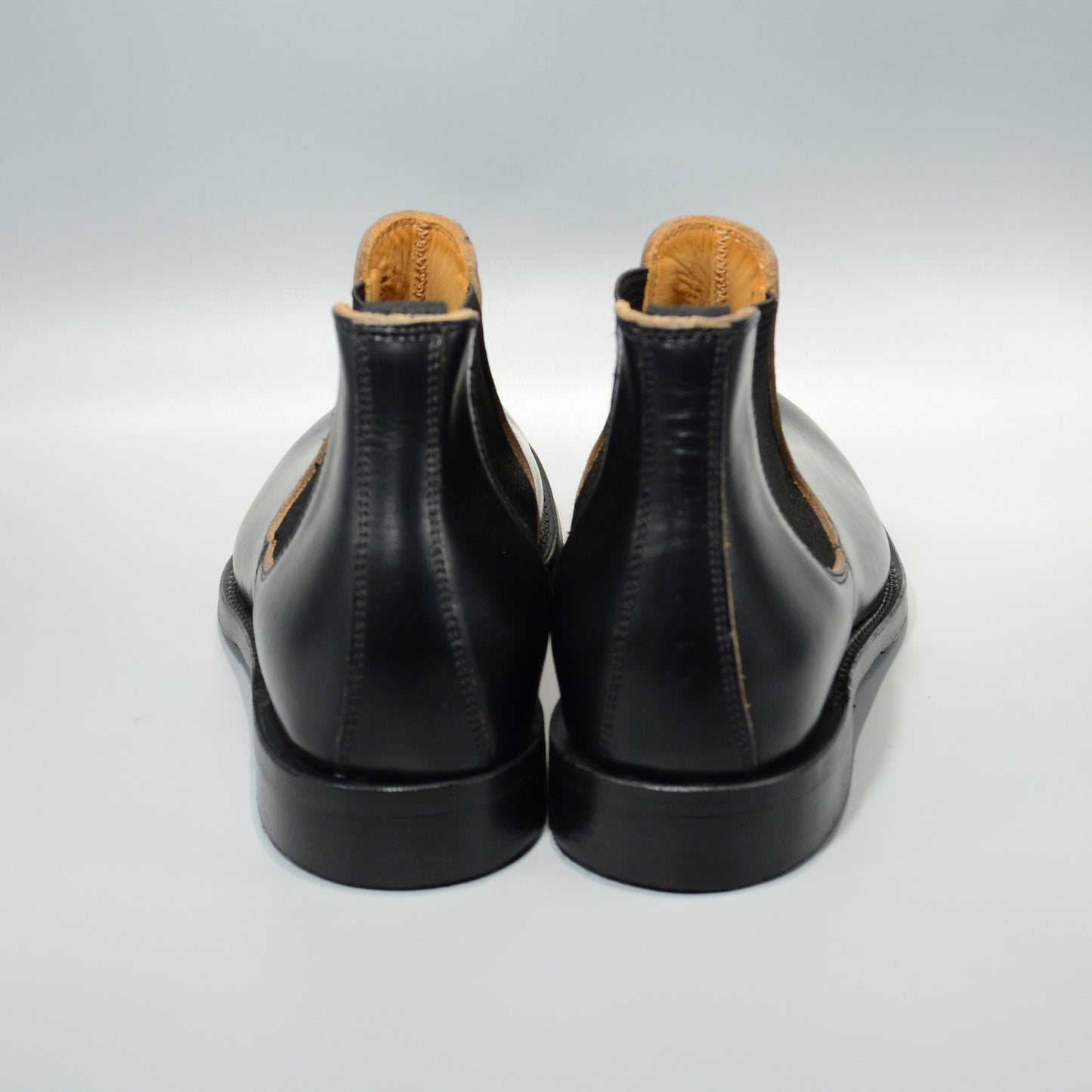 #15074 ELASTIC SIDE BOOTS BLACK
