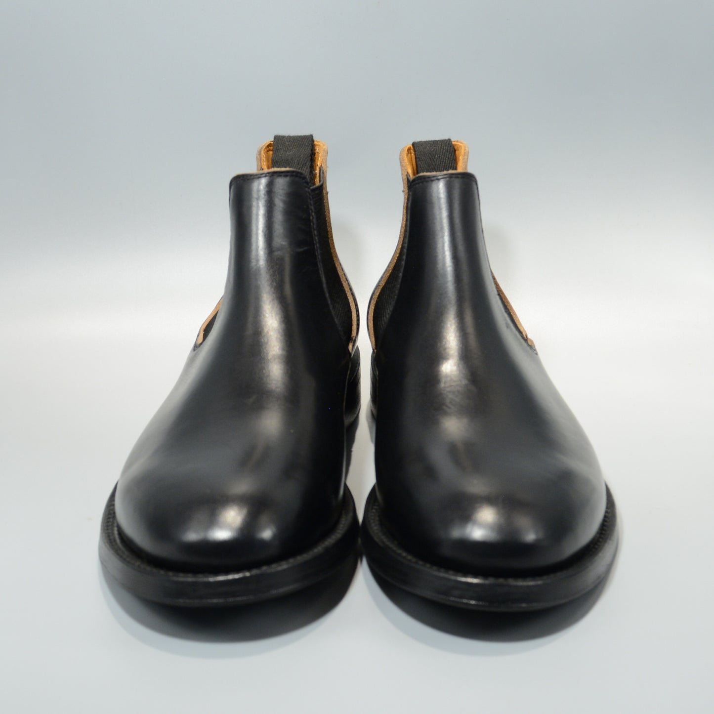 #15074 ELASTIC SIDE BOOTS BLACK
