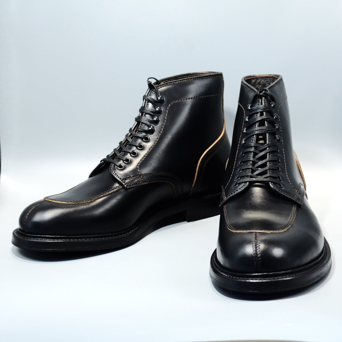 #15060 5"SPLIT MOC TOE BOOTS BLACK