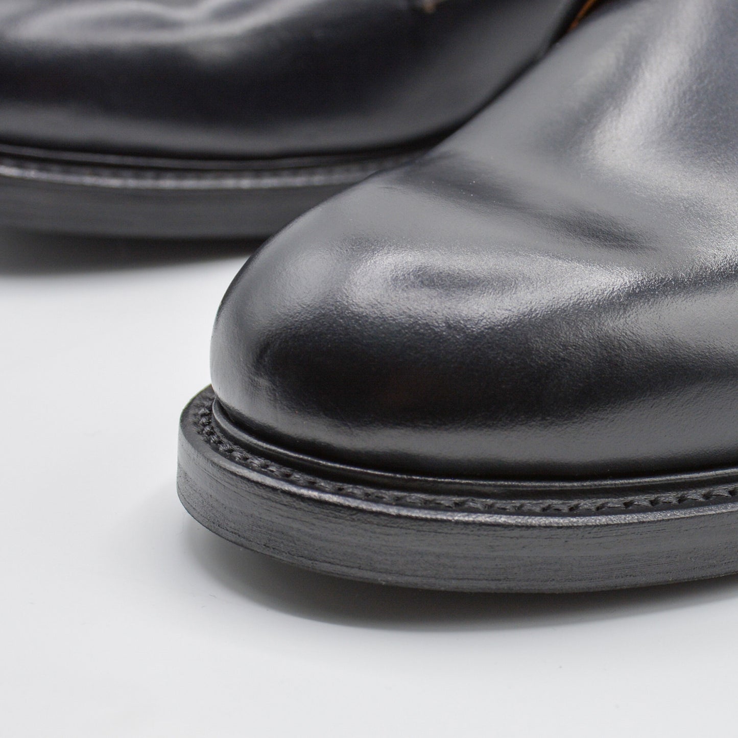#15066 PLAIN TOE BLUCHER BLACK