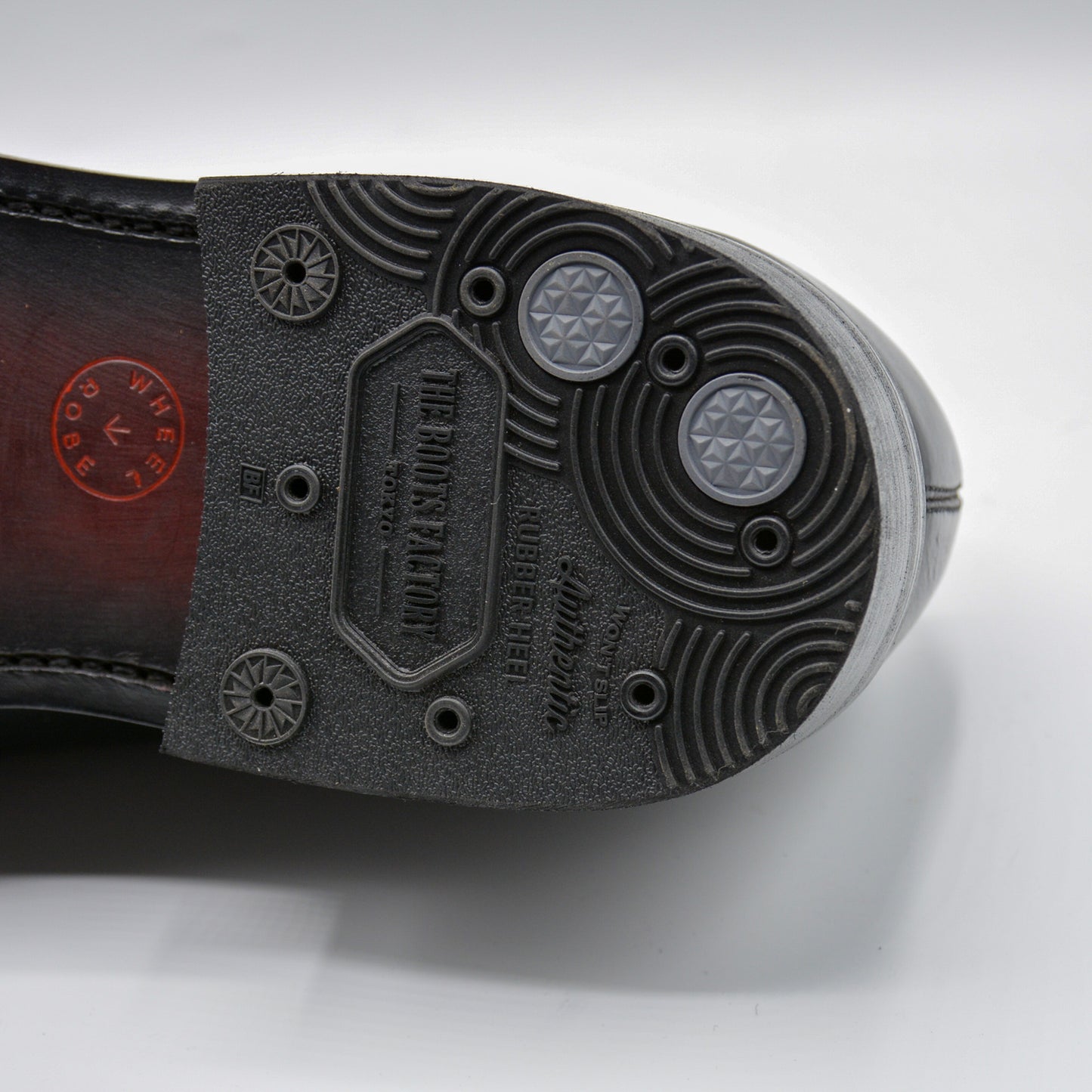 #15066 PLAIN TOE BLUCHER BLACK