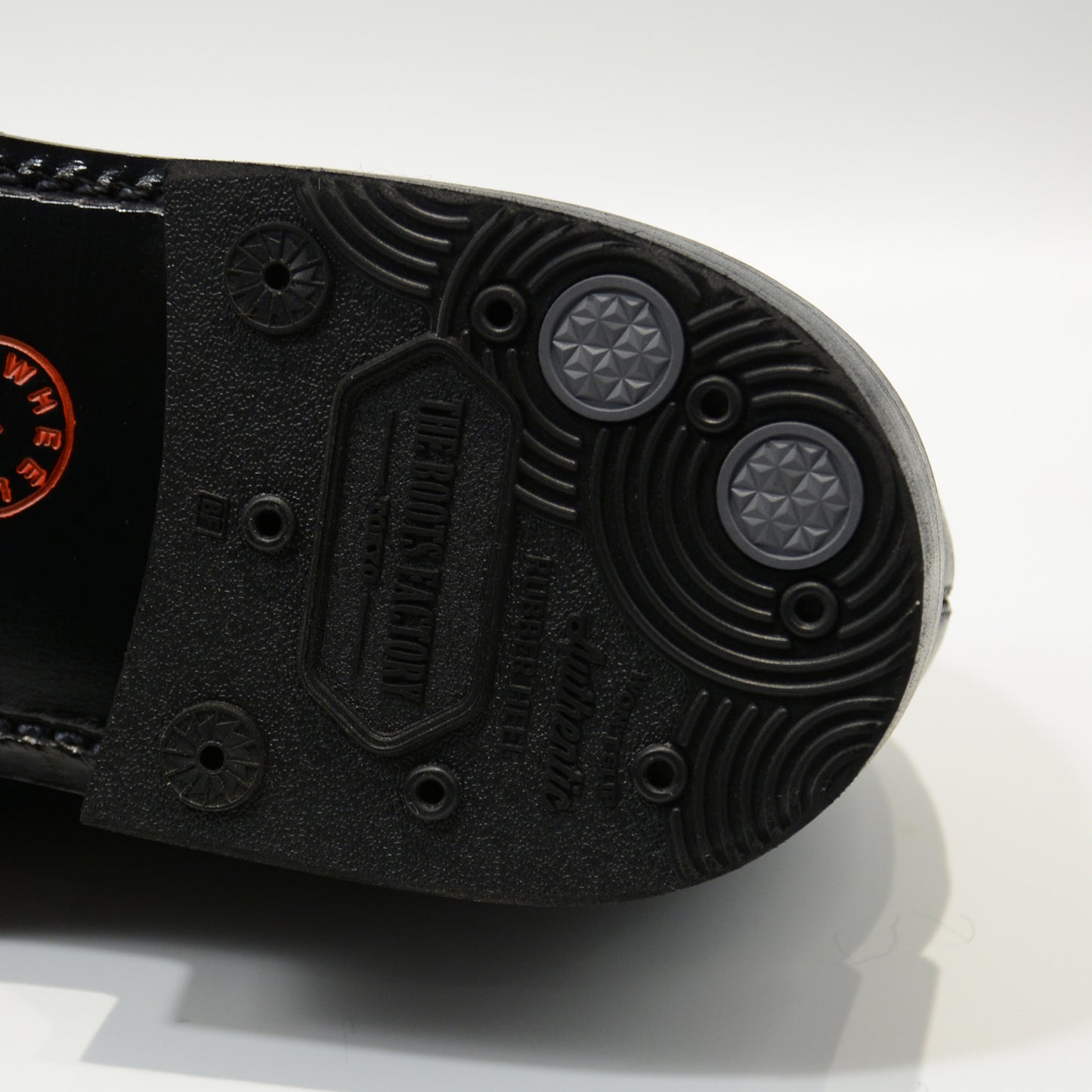 #15073W WEINHEIMER STRAIGHT TIP BLUCHER BLACK