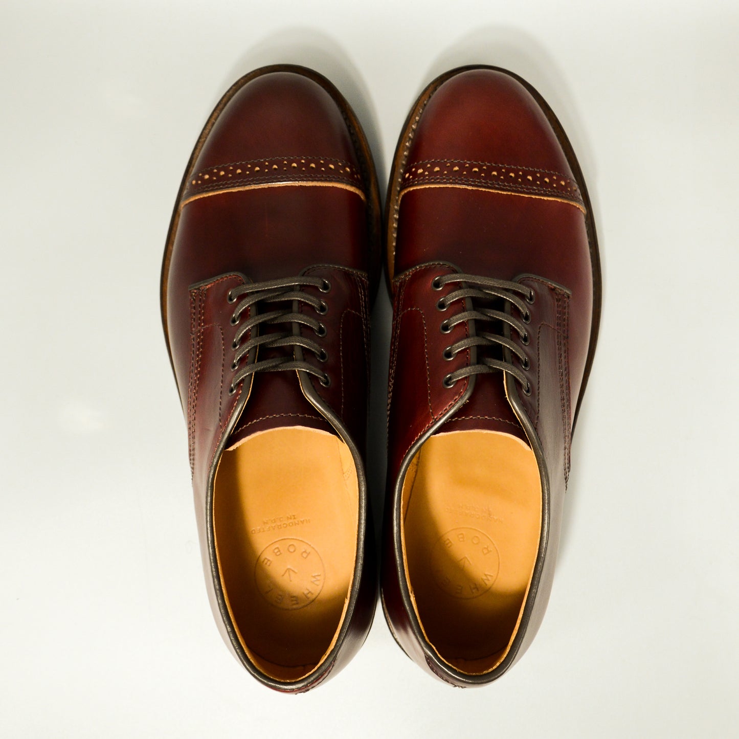 #15077 PUNCHED CAP DERBY BURGUNDY