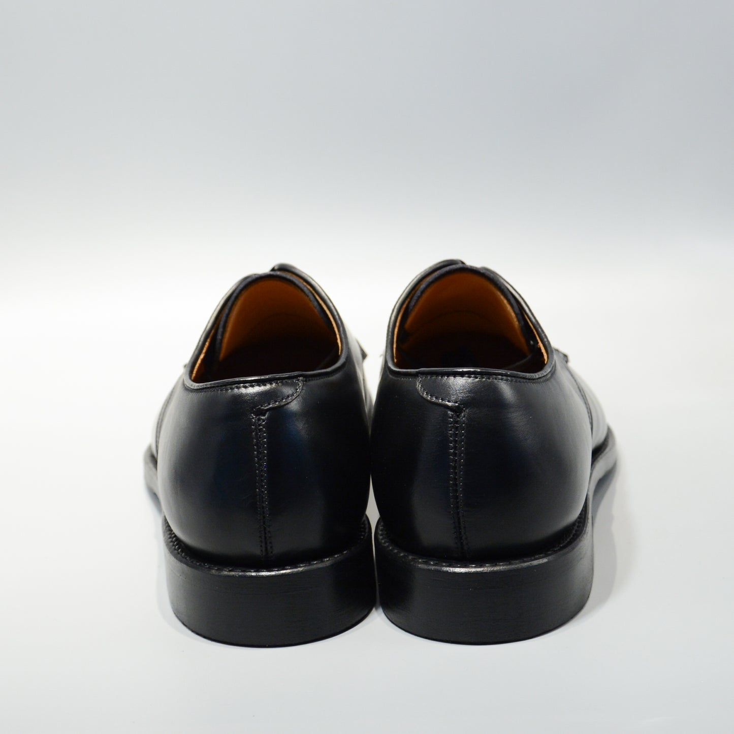 #15075WS PLAIN TOE DERBY BLACK