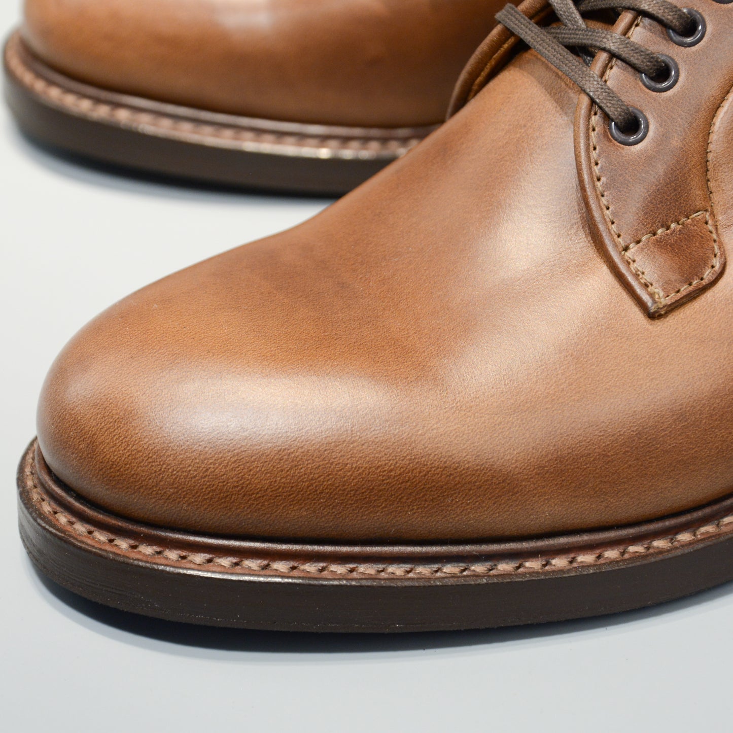 #15066 PLAIN TOE BLUCHER NATURAL