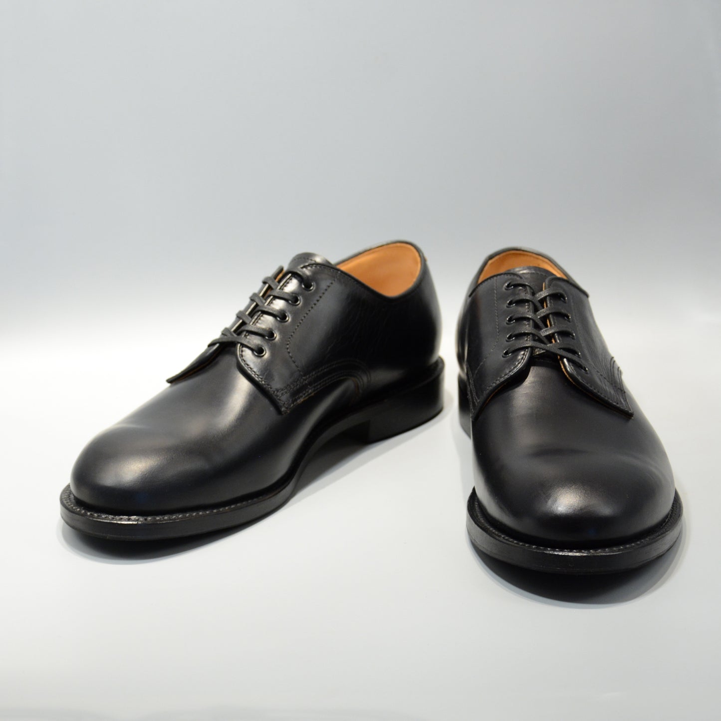 #15075 PLAIN TOE DERBY BLACK