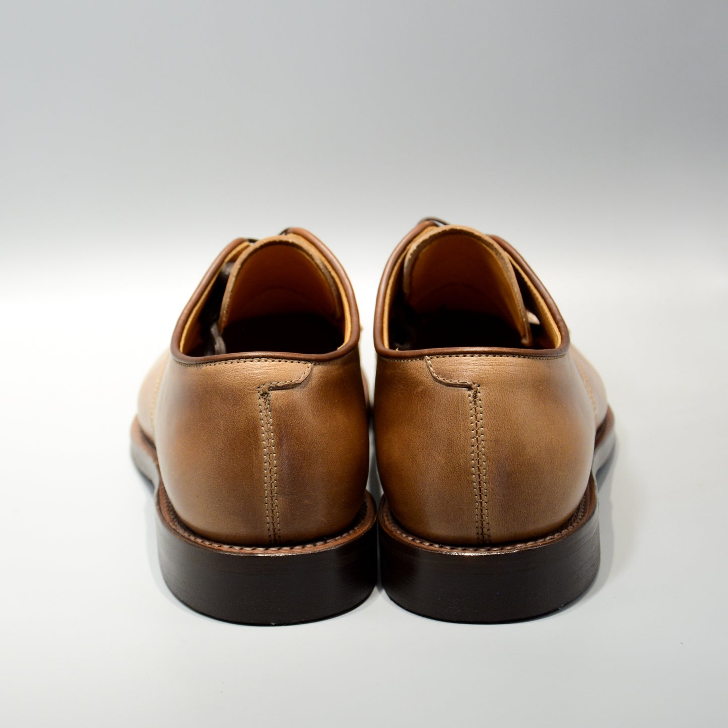 #15078 HEAVY STITCHING MOC TOE NATURAL