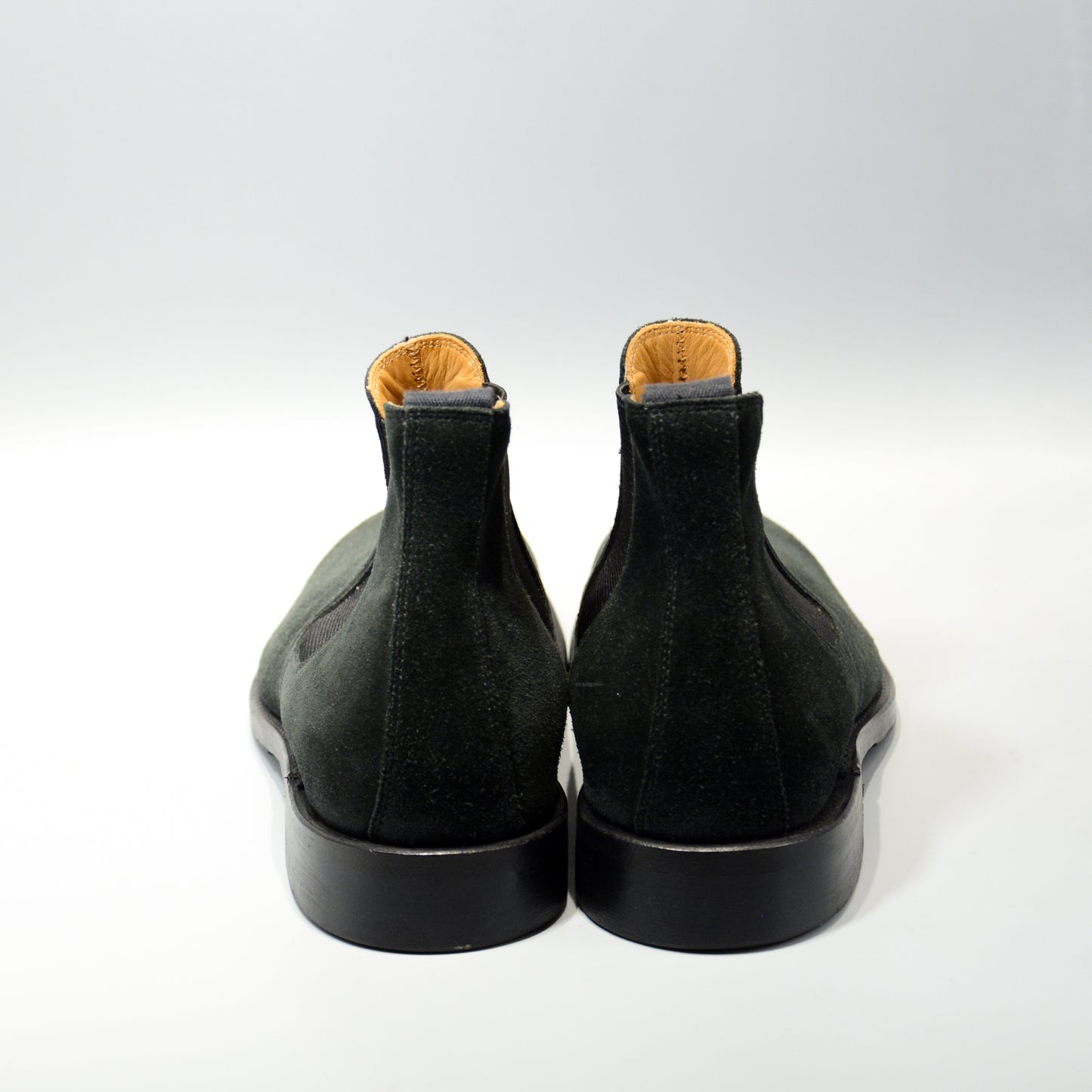 #15074S ELASTIC SIDE BOOTS BLACK