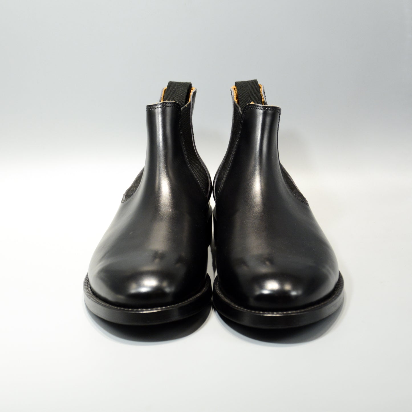 #15074W ELASTIC SIDE BOOTS BLACK