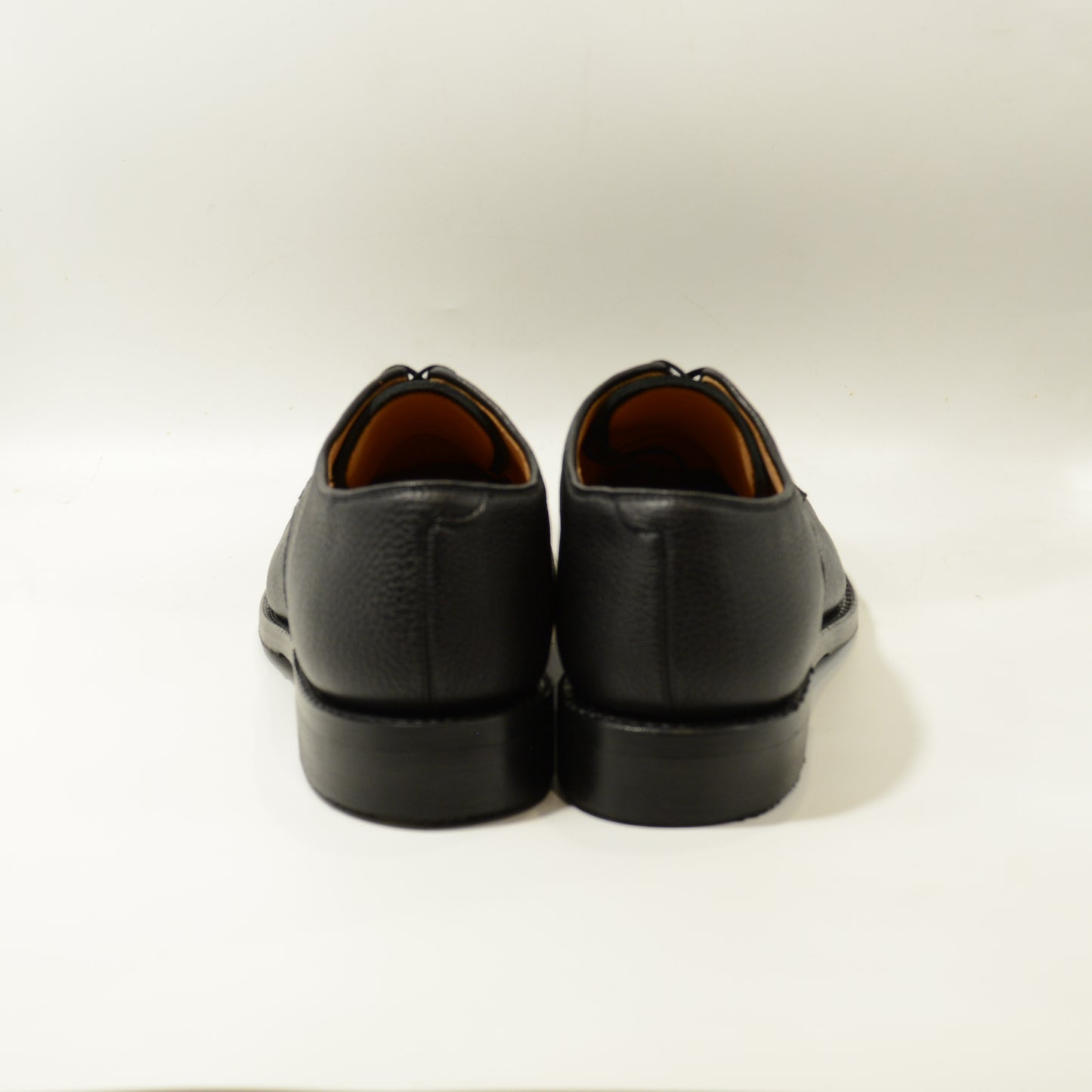 #15078WE HEAVY STITCHING MOC TOE EMBOSS BLACK