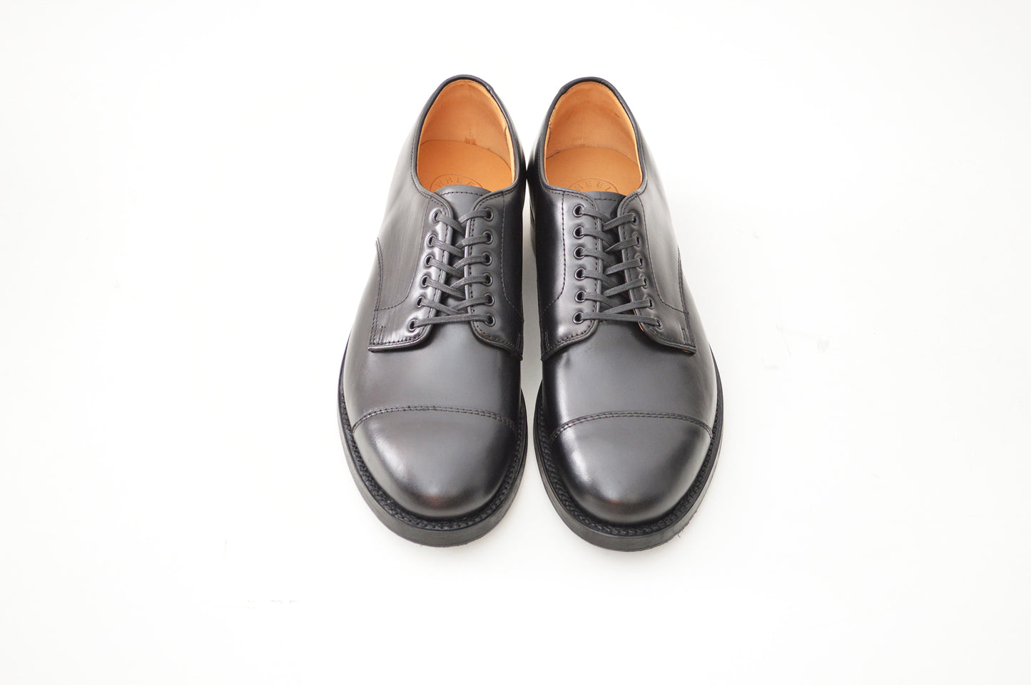 #15073 STRAIGHT TIP BLUCHER BLACK