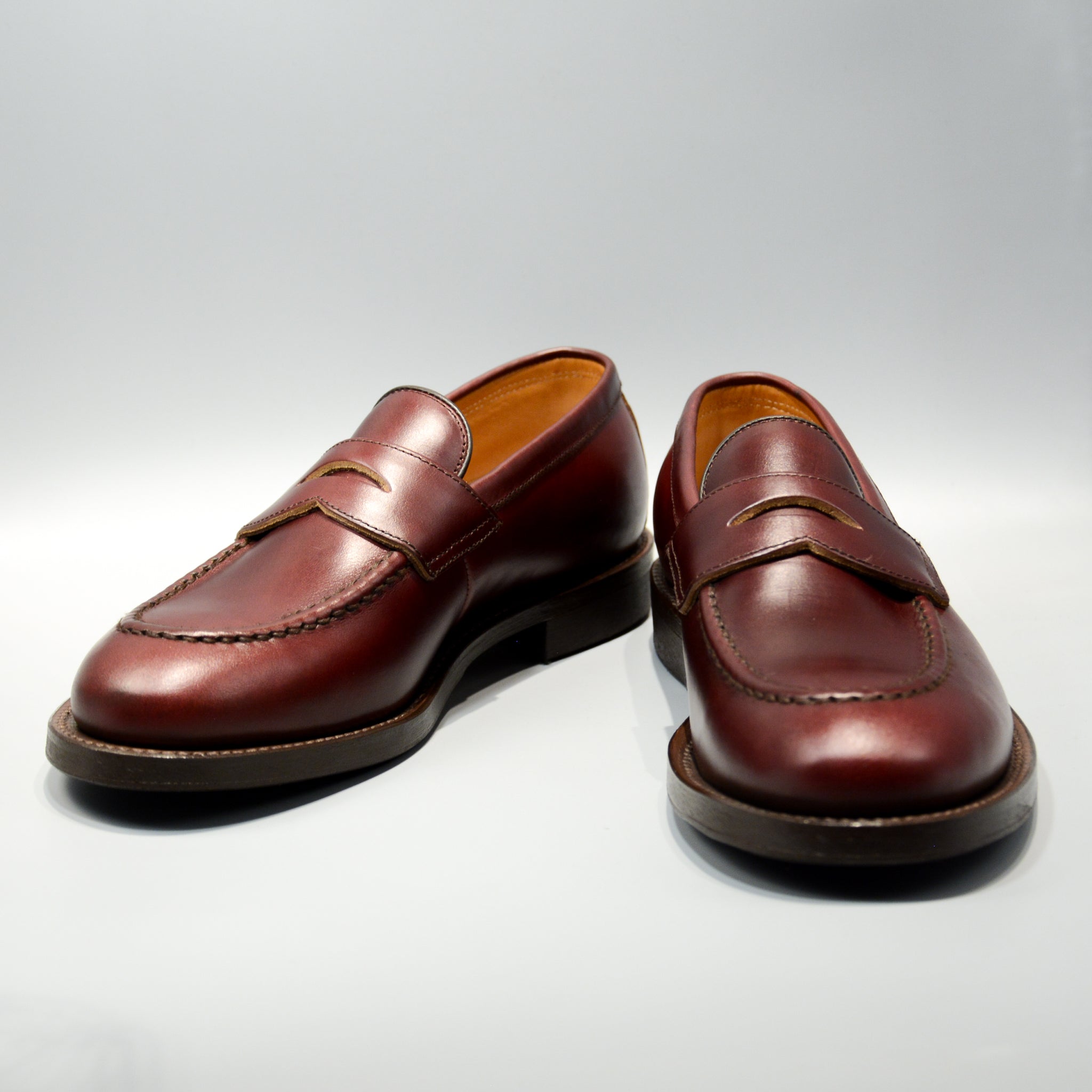 #15079 HEAVY STITCHING LOAFER BURGUNDY