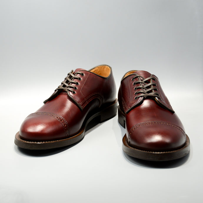 #15077 PUNCHED CAP DERBY BURGUNDY