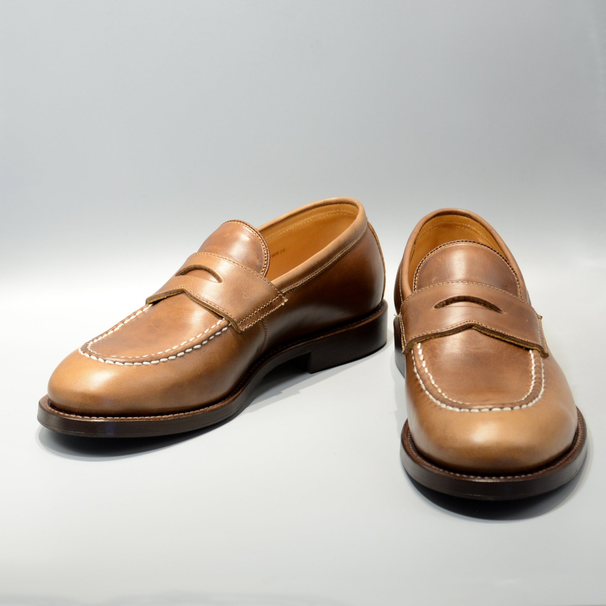 #15079 HEAVY STITCHING LOAFER NATURAL